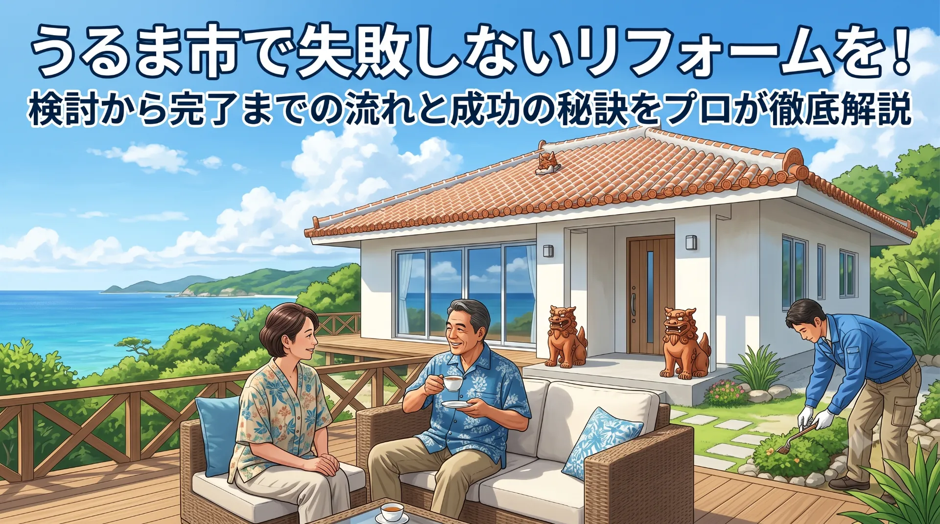 うるま市で失敗しないリフォームを！検討から完了までの流れと成功の秘訣をプロが徹底解説